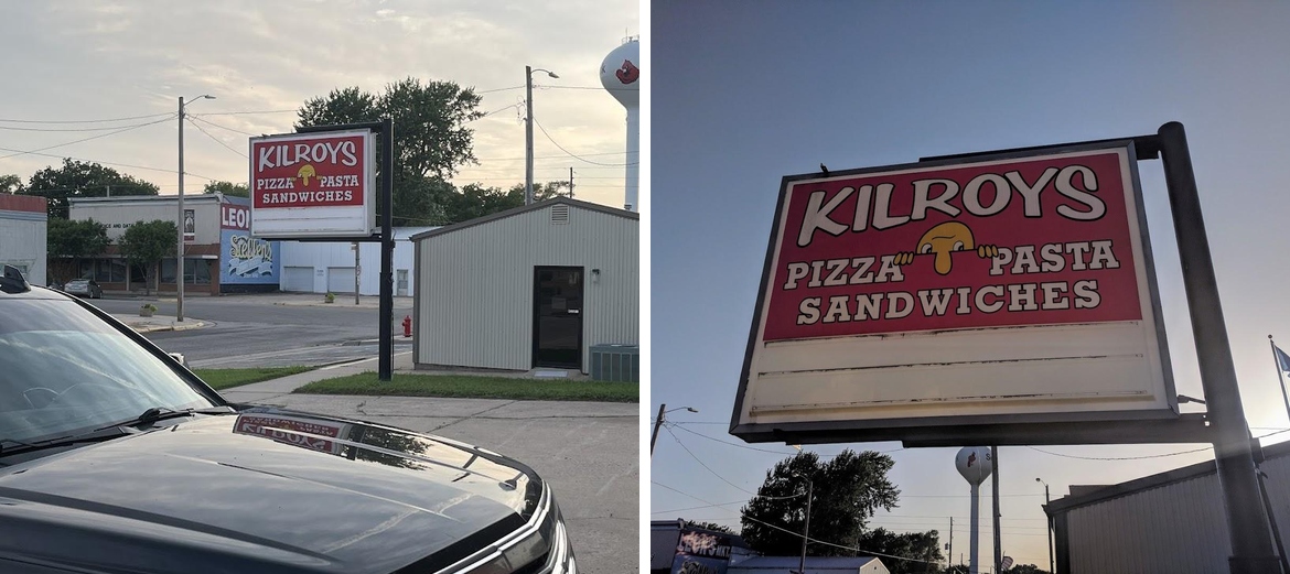 Kilroy's Pizza & Cafe Menu