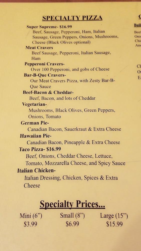 Kilroy's Pizza & Cafe Menu image 2