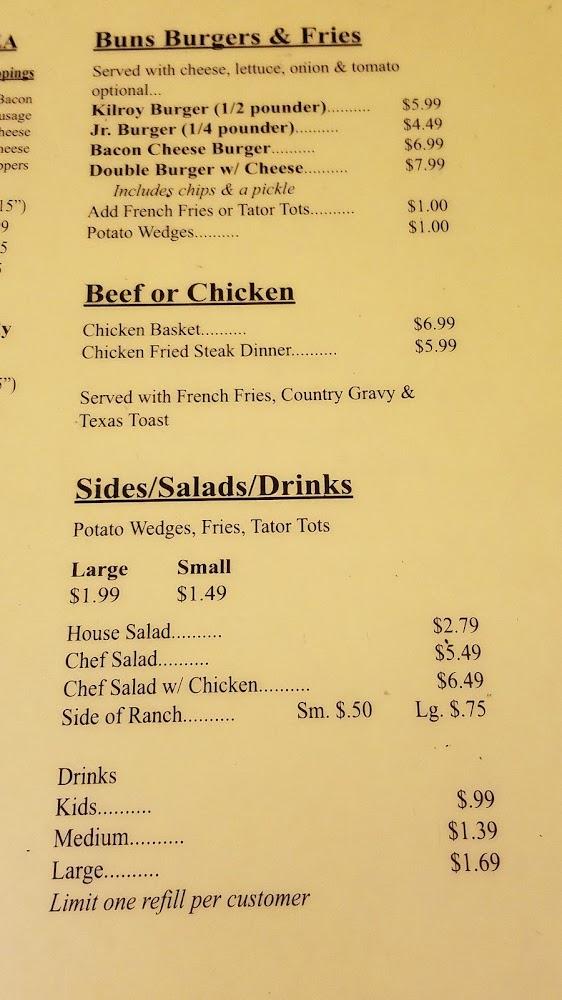 Kilroy's Pizza & Cafe Menu image 4